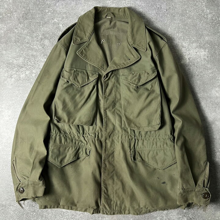 楽天市場】40s US ARMY 米軍実物 M-43 フィールド ジャケット 36R / 40 