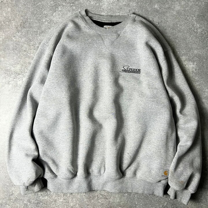 楽天市場】90s Carhartt 企業 ロゴ 刺繍 サーマル ライナー付き 前V 