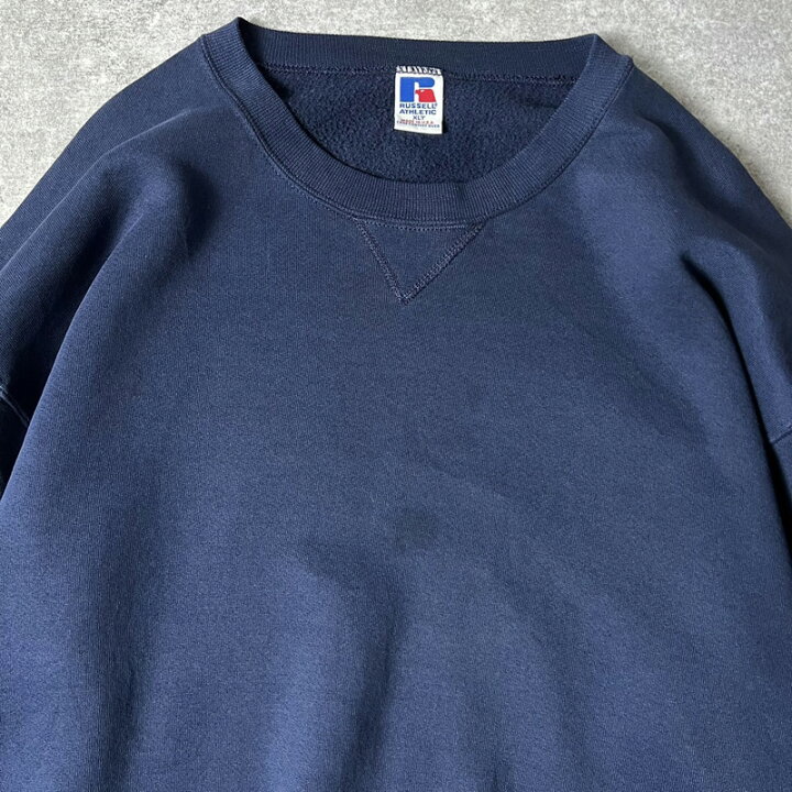 楽天市場】90s USA製 RUSSELL 無地 前V スウェット トレーナー XL / 90 