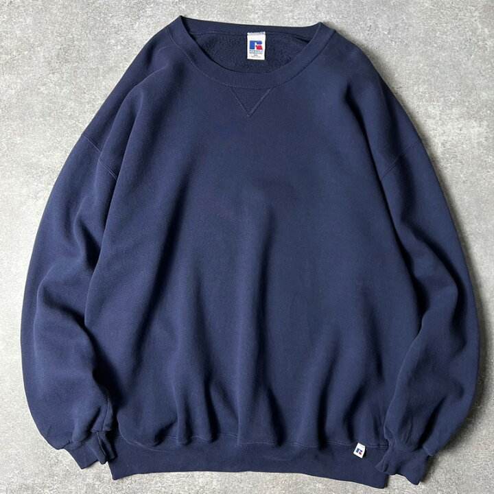 楽天市場】90s USA製 RUSSELL 無地 前V スウェット トレーナー XXL 