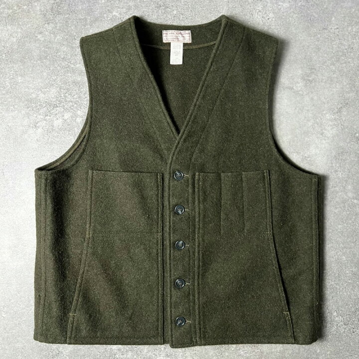 楽天市場】90s USA製 FILSON ウール マッキーノ ベスト 46 / 90年代  