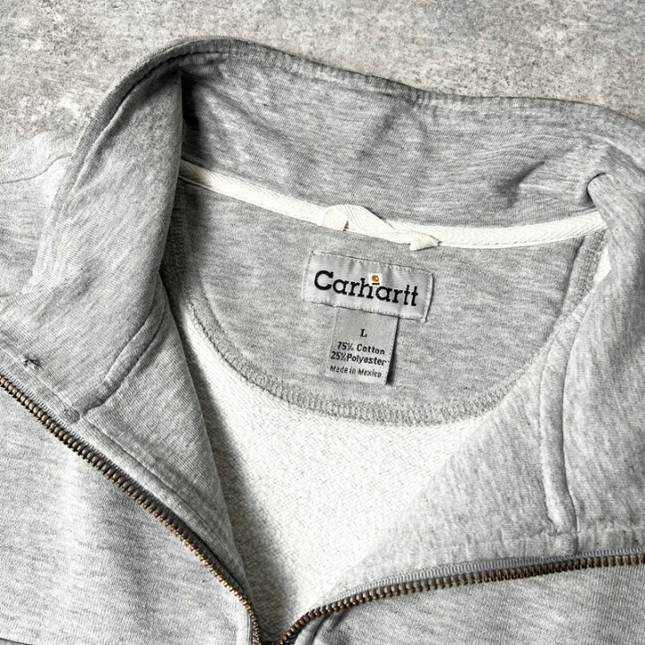 楽天市場】Carhartt ハーフジップ プルオーバー ハイネック スウェット 