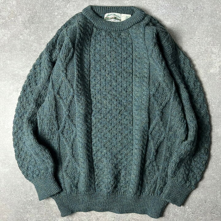 楽天市場】アイルランド製 aran crafts ウール フィッシャーマン 