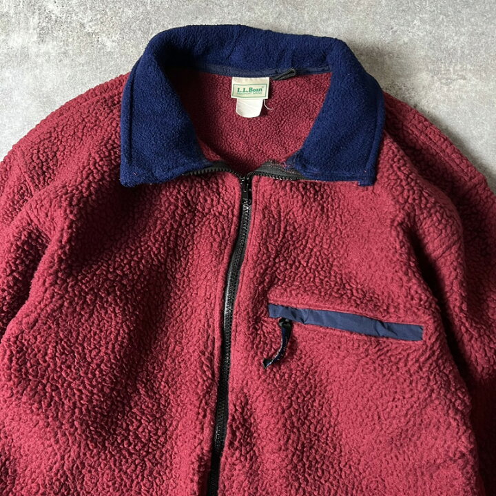 楽天市場】90s LLBean フルジップ パイル フリース ジャケット / 90 