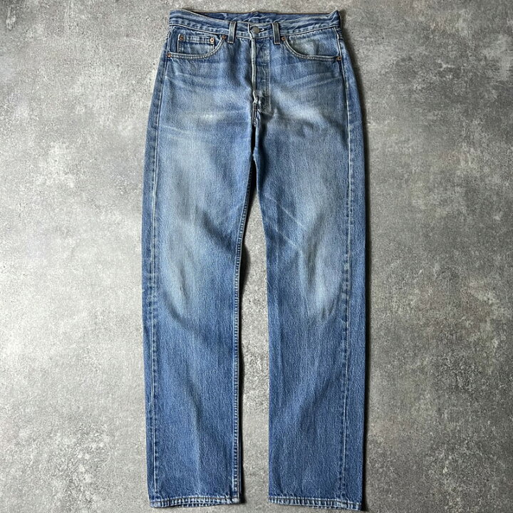 楽天市場】ヒゲ 90s USA製 Levis 501 0115 デニム パンツ 32 34 / 90 