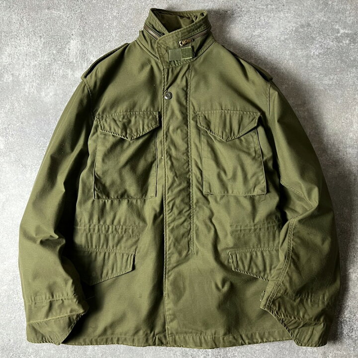 楽天市場】70s US ARMY 米軍実物 M-65 フィールド ジャケット S-R 3rd 
