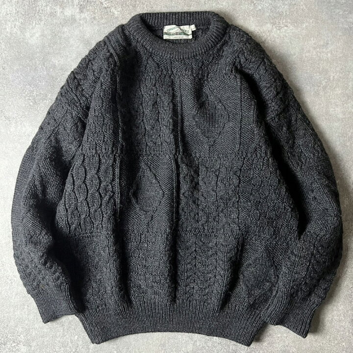 楽天市場】アイルランド製 aran crafts ウール フィッシャーマン 