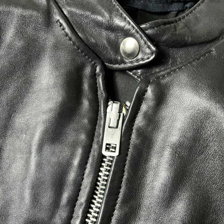 楽天市場】70s UNKNOWN 本革 ラム レザー シングル ライダース  