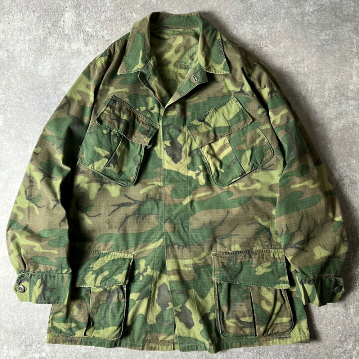 楽天市場】60s US ARMY 米軍実物 4th ERDL グリーンリーフ カモ 
