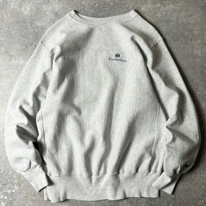 楽天市場】90s トリコタグ Champion 企業 ロゴ 刺繍 リバースウィーブ  