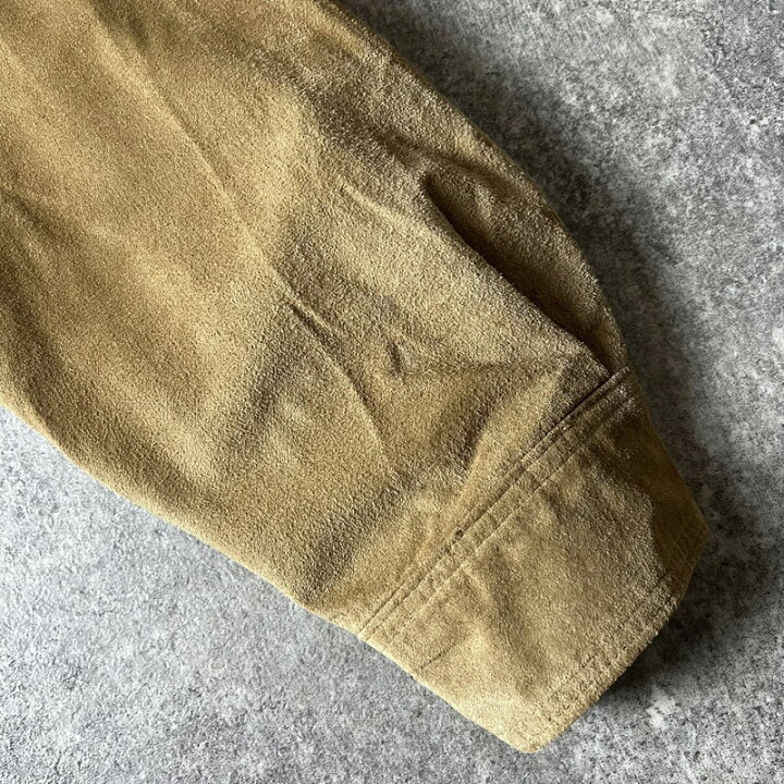 楽天市場】90s Croft&Barrow 本革 スエード レザー 長袖 シャツ XL 