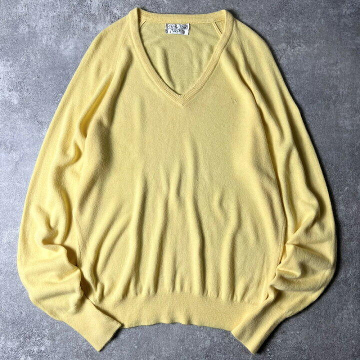 楽天市場】80s USA製 Christian Dior Vネック アクリル ニット 