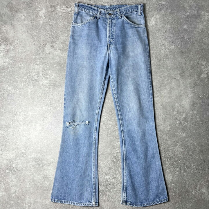 楽天市場】雰囲気系 70s Levis 646 0217 ベルボトム デニム パンツ 31 