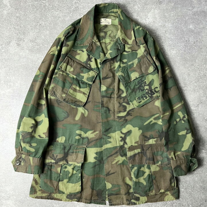 楽天市場】60s US ARMY 米軍実物 4th ERDL グリーンリーフ カモ 