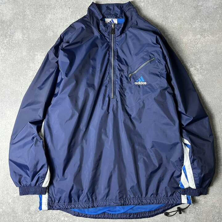 楽天市場】90s adidas ライナー付き ハーフジップ プルオーバー 