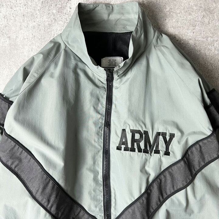 楽天市場】90s 99年製 米軍実物 ナイロン トレーニング ジャケット L-R 