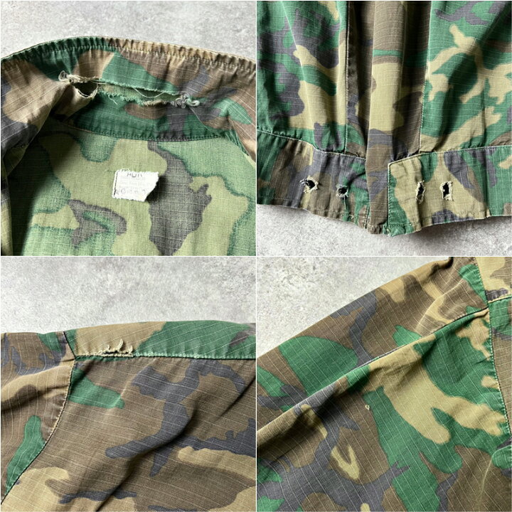 楽天市場】雰囲気系 70s US ARMY 米軍実物 4th ERDL グリーンリーフ 