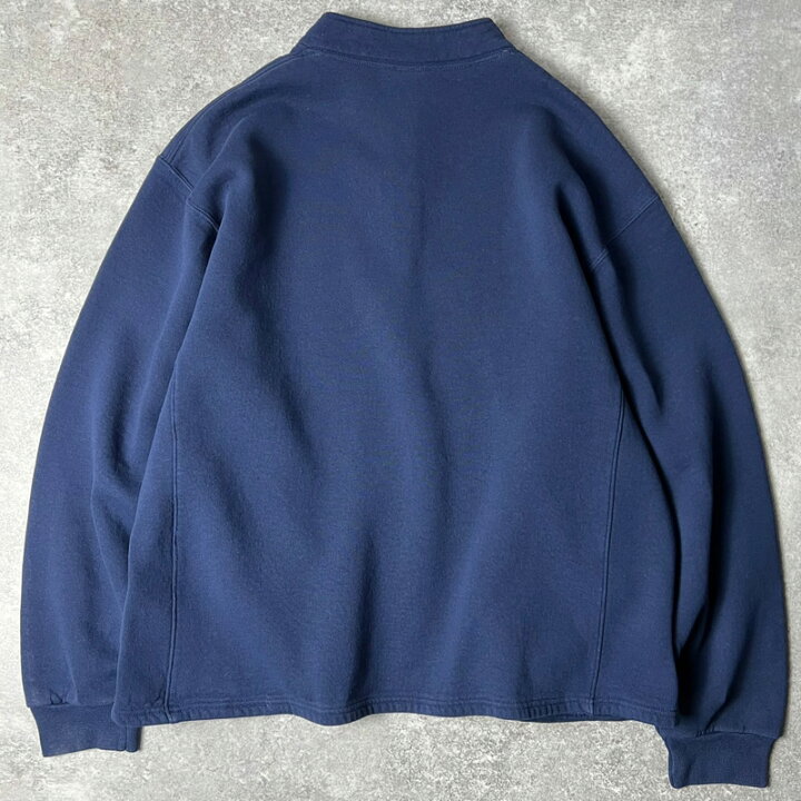 楽天市場】00s RUSSELL ハーフジップ プルオーバー スウェット 
