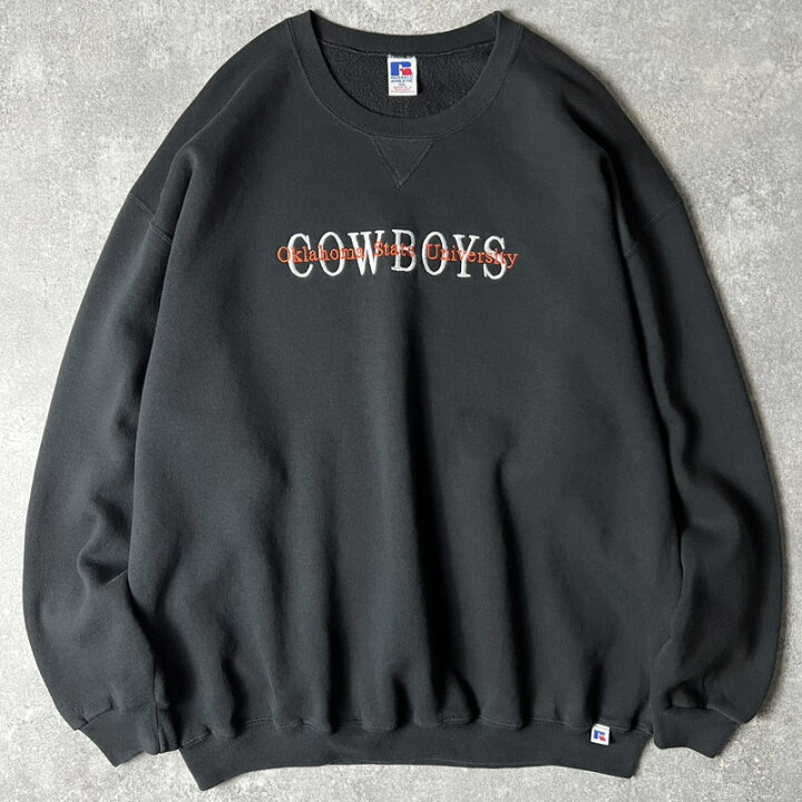 楽天市場】90s RUSSELL カレッジ ロゴ 刺繍 スウェット トレーナー XXL 