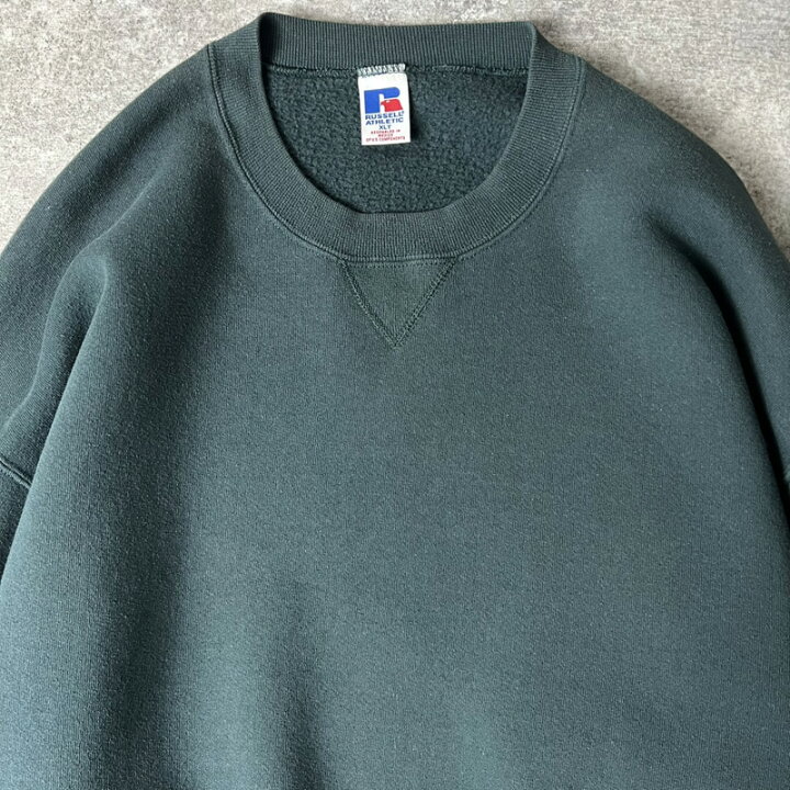 楽天市場】90s RUSSELL 無地 前V スウェット トレーナー XL / 90年代 