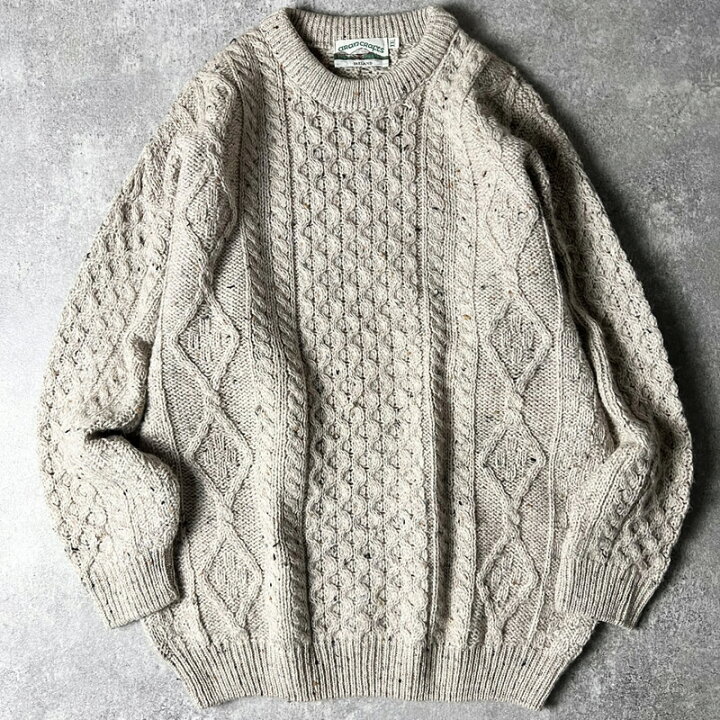 楽天市場】アイルランド製 aran crafts ウール フィッシャーマン 