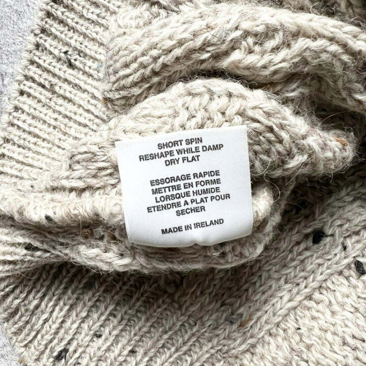 楽天市場】アイルランド製 aran crafts ウール フィッシャーマン 