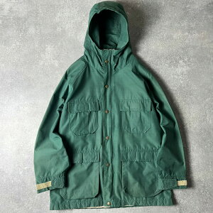 80s USA�� LLBean �i�C���� �}�E���e�� �p�[�J�[ �W���P�b�g M / 80�N�� �A�����J�� �r���e�[�W �}���p BAXTER STATE PARKA �O���[��