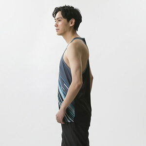 送料無料(ネコポスでの発送)ニューバランスnewbalanceAMT11287VLSメンズNBHanzoシングレット【ジョギングマラソンスポーツウエアランニングトレーニングTシャツ半袖ロムスポーツROM】