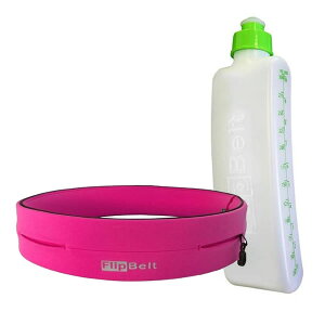 送料無料フリップベルトFlipBelt、専用ウォーターボトル310ml付きお買い得セット【ジョギングマラソンギアランニングトレーニングテニスバックウエストバックアームポーチボトルヒップバックロムスポーツROM】