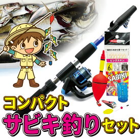 ルナヒサノ サビキ釣りコンパクトセット ファミリーフィッシング 初心者 子供 アジ サバ イワシ