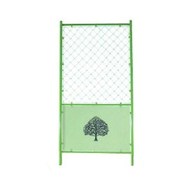 デザインガードフェンス 樹木 ハーフ 緑 900×1800 B-735-32