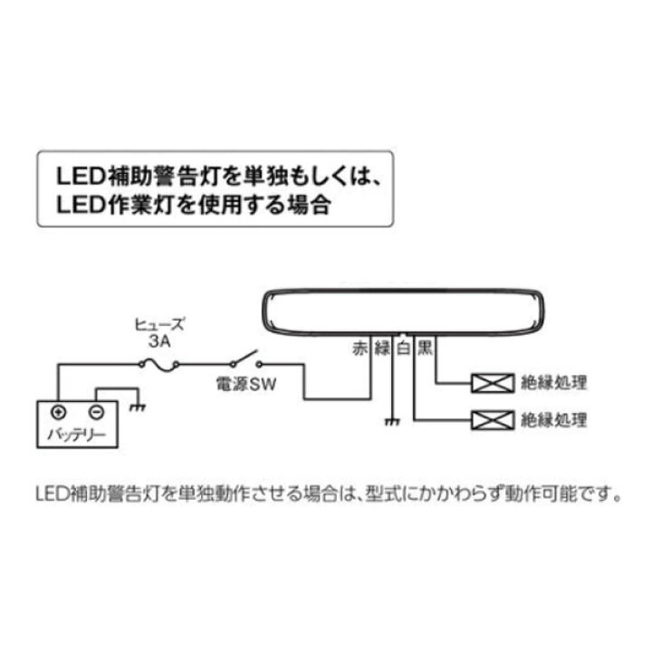 楽天市場】警察車両用 LED補助警告灯 クリアレンズ LPシリーズ LP3-M1 