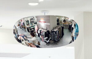 ユニット UNIT スーパーオーバルミラー 室内用 869-731