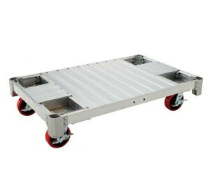 長谷川工業 軽量アルミ製台車 イットン台車 NAC4-1275 (17649) ※法人宛限定