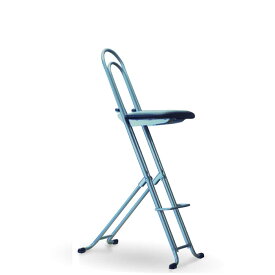 【ルネセイコウ公式店 送料無料 】ジャンボベストワークチェア　シルバー WEB販売用モデル 日本製 折りたたみ スチール 男前 作業用 演奏用 天体観測 頑丈 一年保証