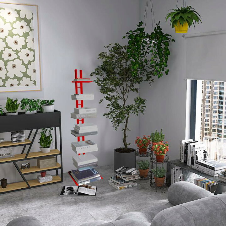 楽天市場】【ルネセイコウ公式】タワーシェルフシャトー レッド  