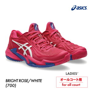 ASICS  コート FF 3 オールコート 1042A220-700 2025FW レディース  テニス シューズ アシックス COURT FF 3 BRIGHT ROSE/WHITE