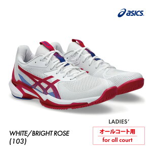 ASICS @\[VXs[hFF3@I[R[g@1042A250-103@2025FW@fB[X @ejX@V[Y@AVbNX@SOLUTION SPEED FF 3@WHITE/BRIGHT ROSE