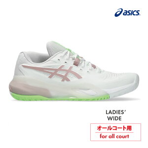 ASICS�@�Q�����]�����[�V���� �e���@�I�[���R�[�g�@���C�h�@1042A278-104�@WHITE/MORGANITE�@2026SS�@���f�B�[�X �@�e�j�X�@�V���[�Y�@�A�V�b�N�X�@GEL-RESOLUTION X WIDE