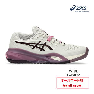 �y1��24���Ԍ��聚�ő�2000�~OFF�N�[�|���zASICS�@GEL-RESOLUTION X(�I�[���R�[�g�jWIDE�@�Q�����]�����[�V�����e�� ���C�h�@1042A278-250�@���f�B�X�@�e�j�X�V���[�Y�@Soft Oat/Dark Aubergine�@2026FW�@ASI02
