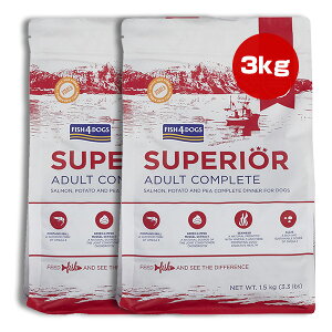 tBbV4hbO X[yA A_g 3kg[1.5kg×2] Fish4Dogs b ybg t[h  hbO 