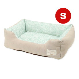 Homey ひんやり冷感 スタイリッシュツイル スクエアベッド S ライトブラウン ペットプロ ▼a ペット グッズ 犬 ドッグ 猫 キャット 春夏 PetPro