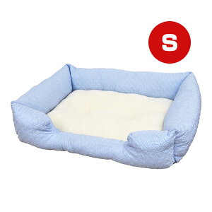 SMILE スクエアベッド リップルアクア S エースプロダクツ ▼g ペット グッズ 犬 ドッグ 猫 キャット オールシーズン