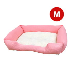 SMILE スクエアベッド メッシュピンク M エースプロダクツ ▼g ペット グッズ 犬　ドッグ 猫 キャット オールシーズン