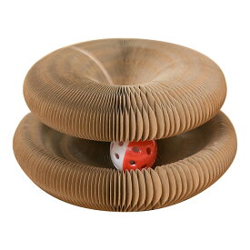 ドーナツ型爪とぎ シンセーインターナショナル ▼a ペット グッズ 猫 キャット Wanyanya