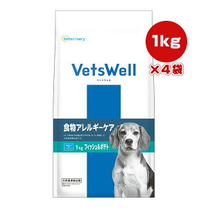 xbcEF pHÖ@H HAM[PA tBbV|eg 1kg×4 }J a ybg t[h  hbO xei[ Veterinary VetsWell VET-003 