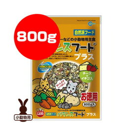 ミニマルランド バランスフードプラス お徳用 800g ML-04 マルカン ▼a ペット フード 小動物 おやつ ハムスター リス