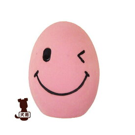 SMILE EGG スマイルエッグ ピンク スーパーキャット▼a ペット グッズ ドッグ 犬 おもちゃ ぬいぐるみ ボール