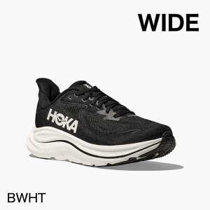 HOKA CLIFTON 10 WIDE MEN�fs �z�J �N���t�g�� 10 ���C�h �����Y �����j���O�V���[�Y�@���y�ʁy���������z