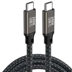 yPD3.1Ή 240W }[dzUSB-C to USB-C }[dP[u E-Marker`bv ϋviC҂ 480Mbpsf[^] őPD240W(48V/5A) Type-C to Type-CPD3.1Ή MacBook ProAiPad miniAMatebookAiPad ProAXperia